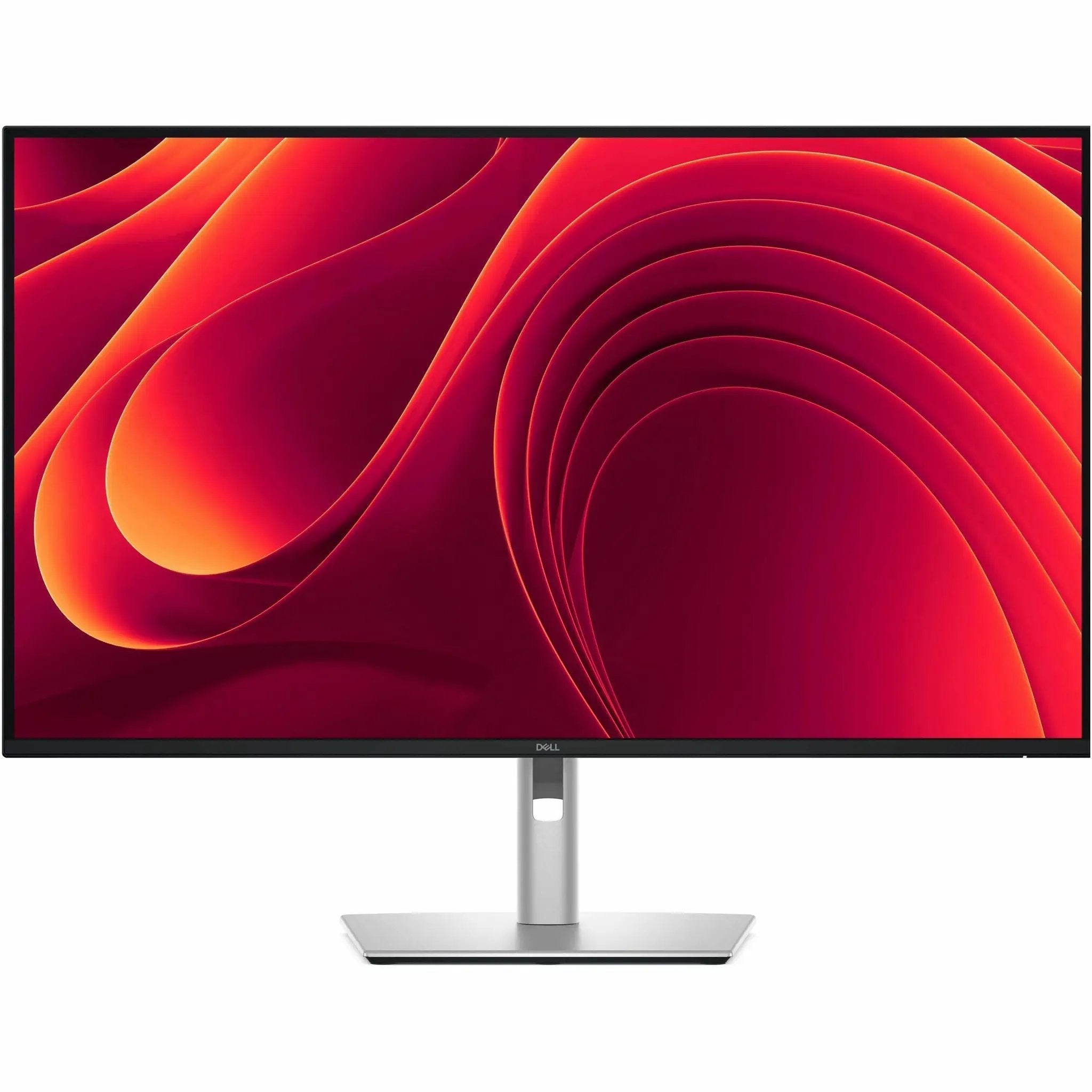 Dell Pro Plus P3225QE 32-inch 4K UHD monitor with black bezel on a silver stand