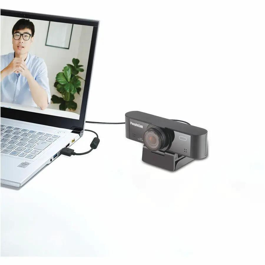 PeopleLink i8 Webcam, 2.1 MP, black, USB 2.0 Type A