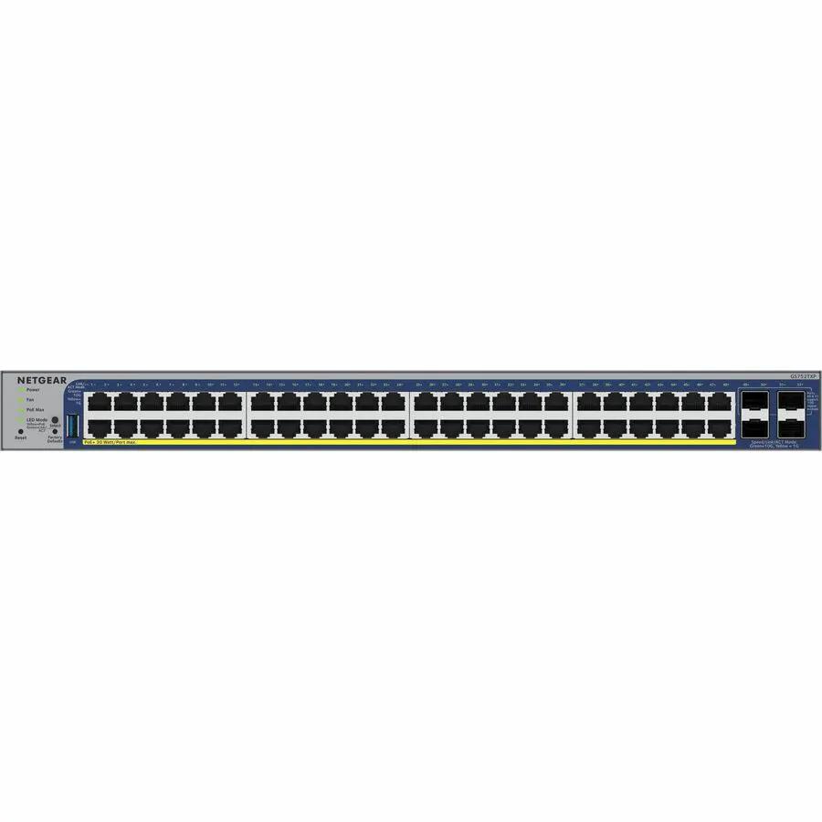 NETGEAR Smart SWTH 48-Port PoE++ SFP+ Switch with 48 RJ-45 ports