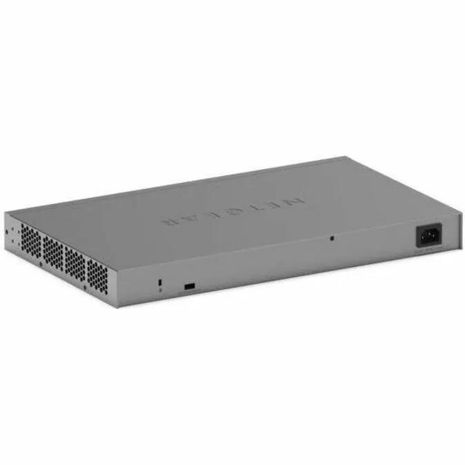 NETGEAR Smart SWTH 24-Port Gigabit SFP+ managed switch, silver metal enclosure