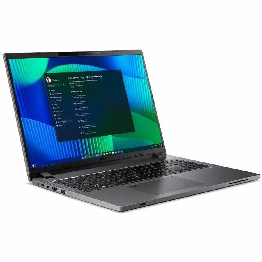 Acer TravelMate P2 laptop in gray with Core i5-120U, 16GB RAM, 512GB SSD