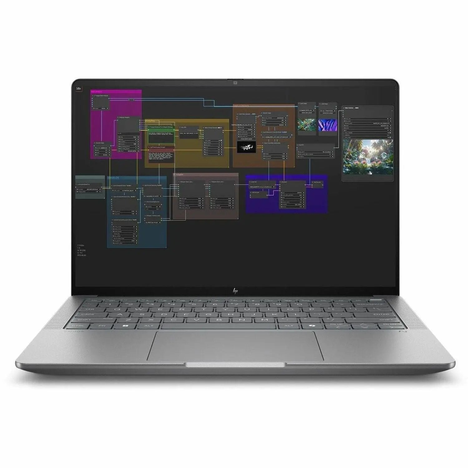 HP ZBook Ultra G1a Mobile Workstation Meteor Silver laptop with 2.8K display