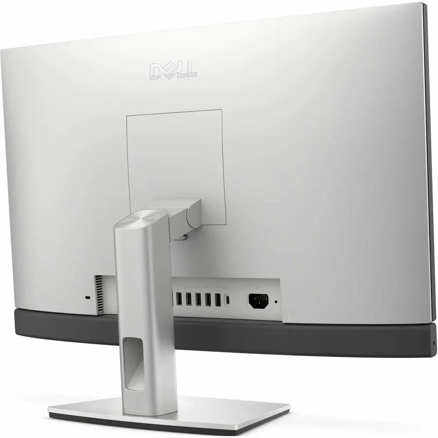 Dell QB24250 All-In-One desktop computer in silver with stand and rear port panel