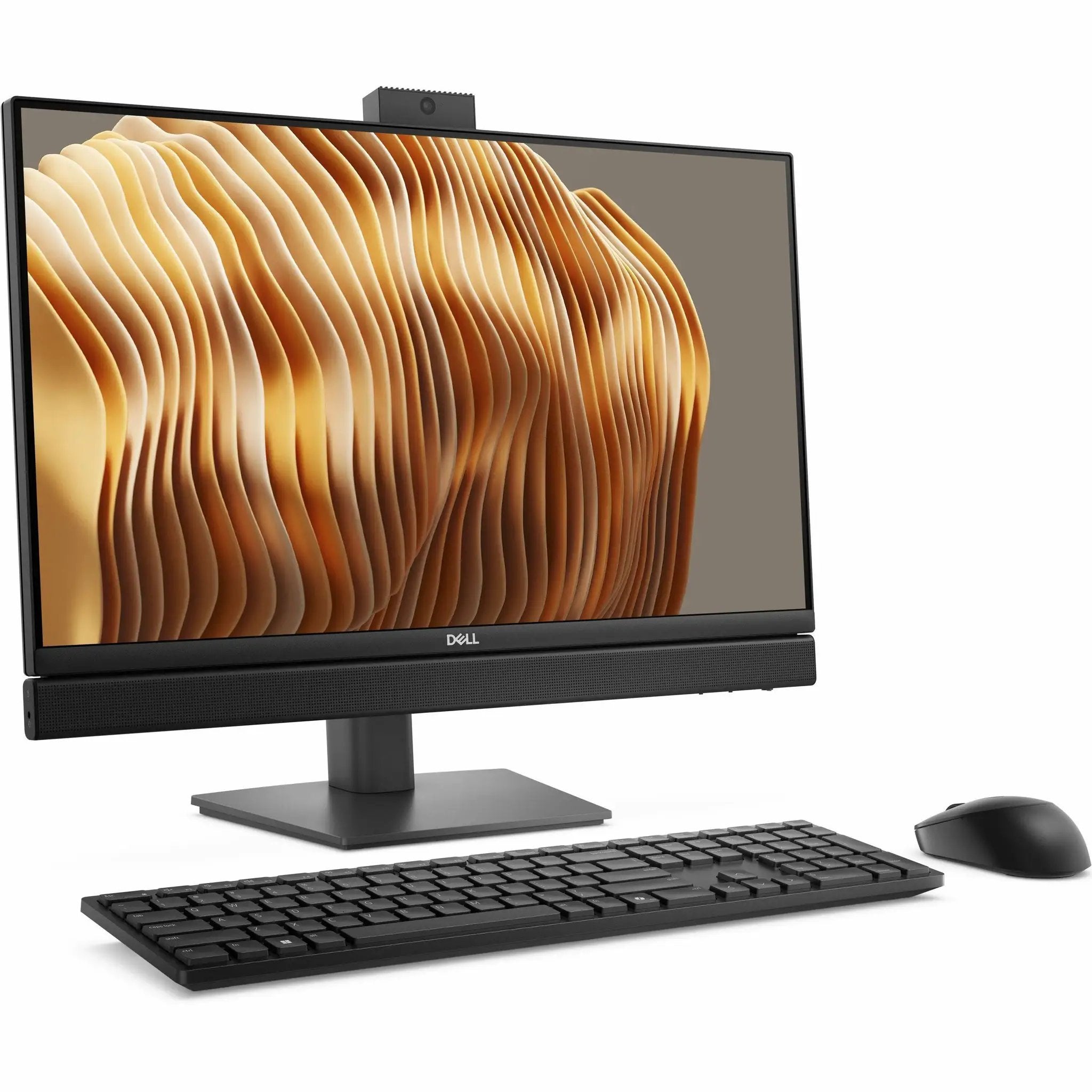 Dell QC24251 Pro 24 All-In-One PC with black keyboard and mouse