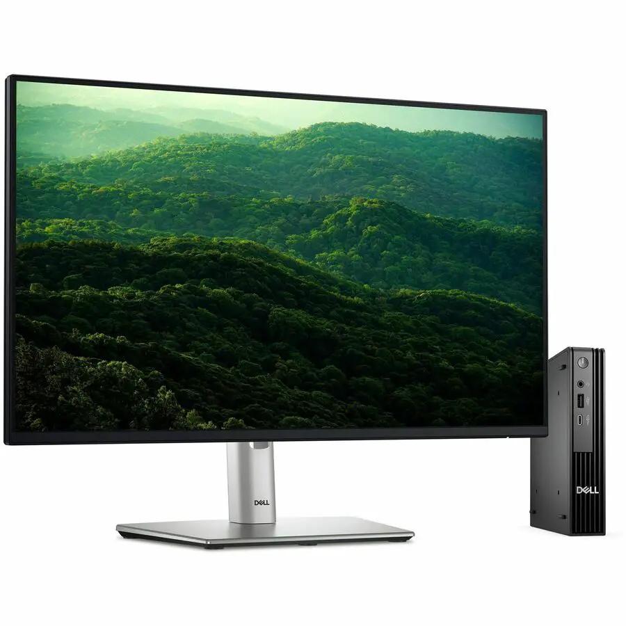Dell Pro Micro QCM1255 Mini PC and Dell monitor (2 items); Ryzen 5, 8 GB RAM, 256 GB SSD.
