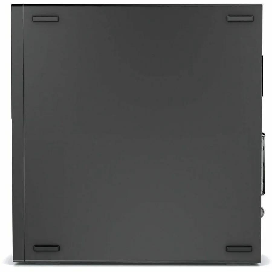 Dell QCS1250 Pro Slim Desktop PC, dark gray metal chassis with slim profile and visible side expansion bay
