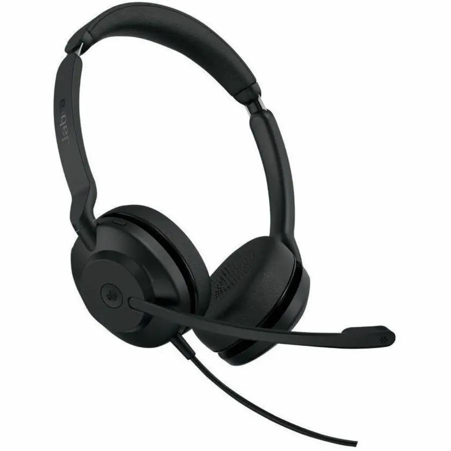 Jabra Evolve2 30 SE headset, black over-ear with boom mic