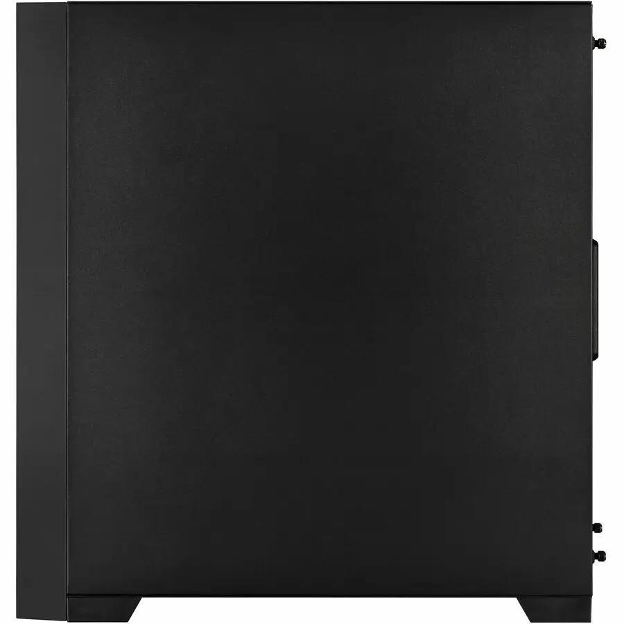 CLX SET R7 RTX 5070 Gaming Desktop tower, black chassis, side view