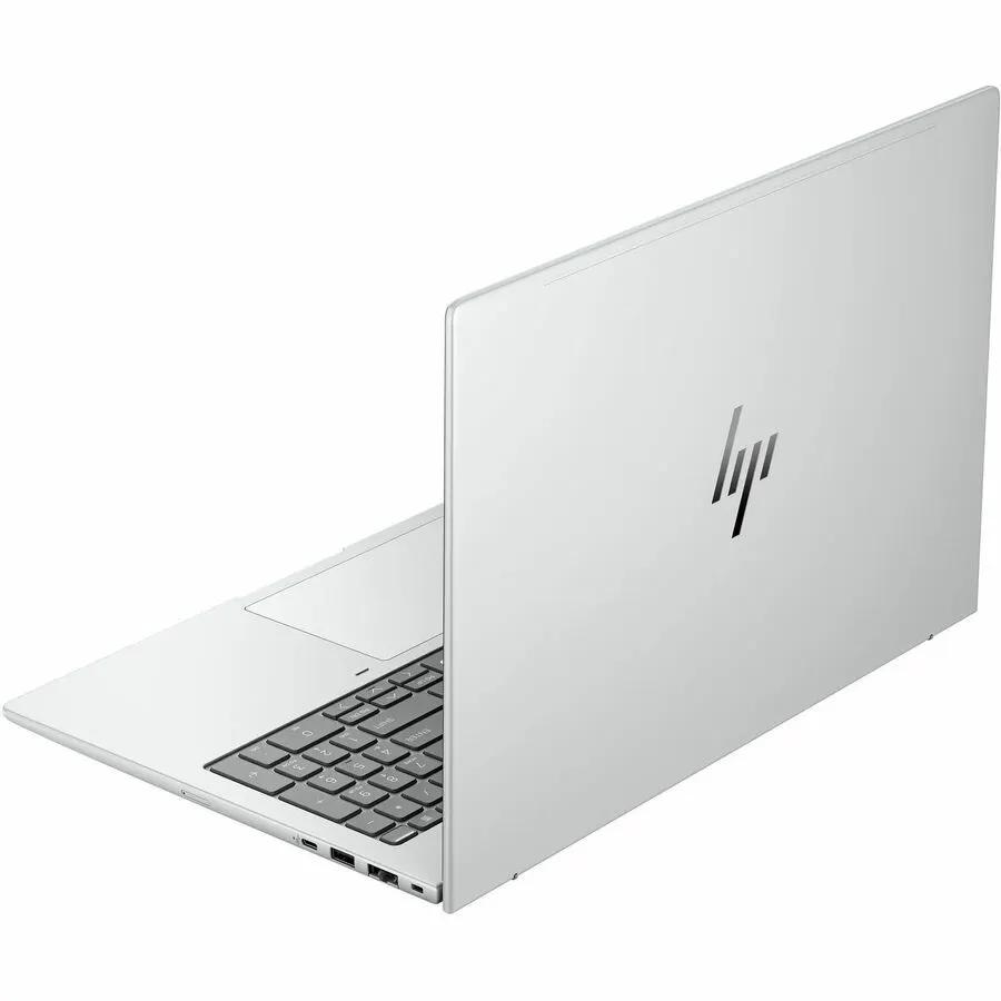HP EliteBook 8 Notebook, 16-inch silver laptop with Intel Core Ultra 7, 16GB RAM, 512GB SSD