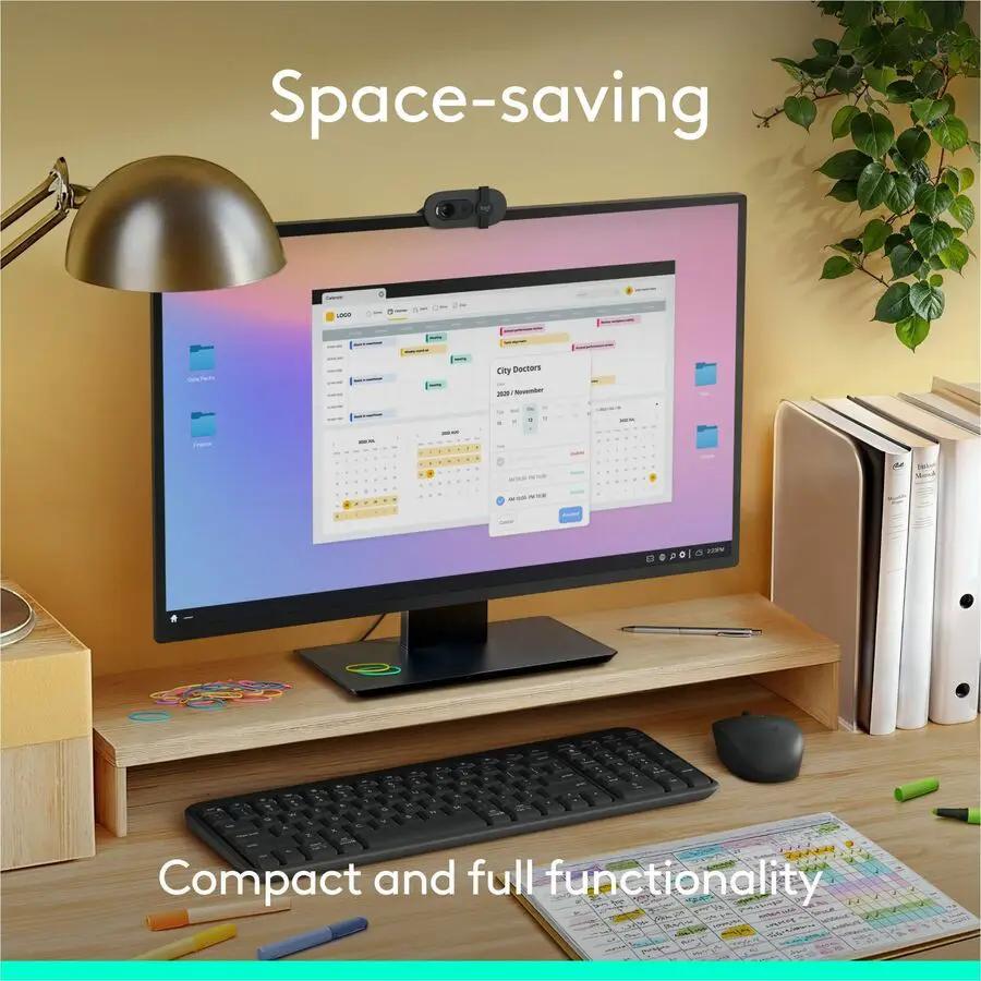Logitech MK250 Bluetooth Wireless Mouse and Keyboard Combo: Fast & Easy Connectivity, Compact Wireless Keyboard, Ambidextrous Mouse (Graphite)