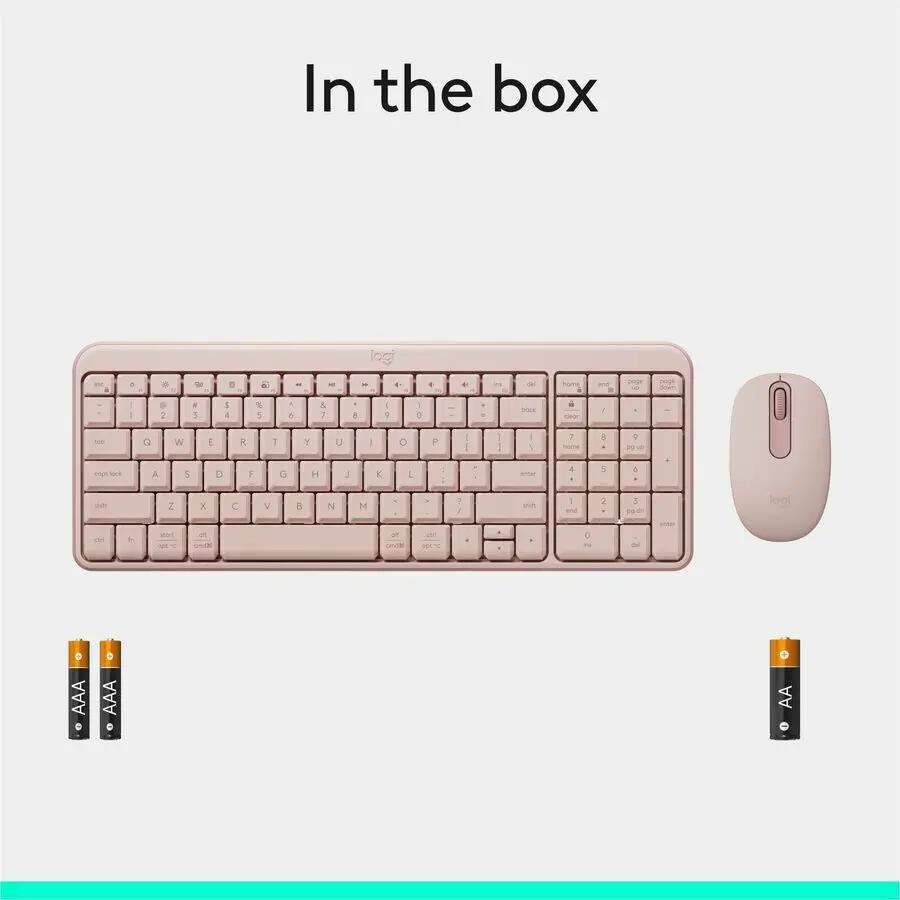 Logitech MK250 Bluetooth Wireless Mouse and Keyboard Combo: Fast & Easy Connectivity, Compact Wireless Keyboard, Ambidextrous Mouse (Graphite)