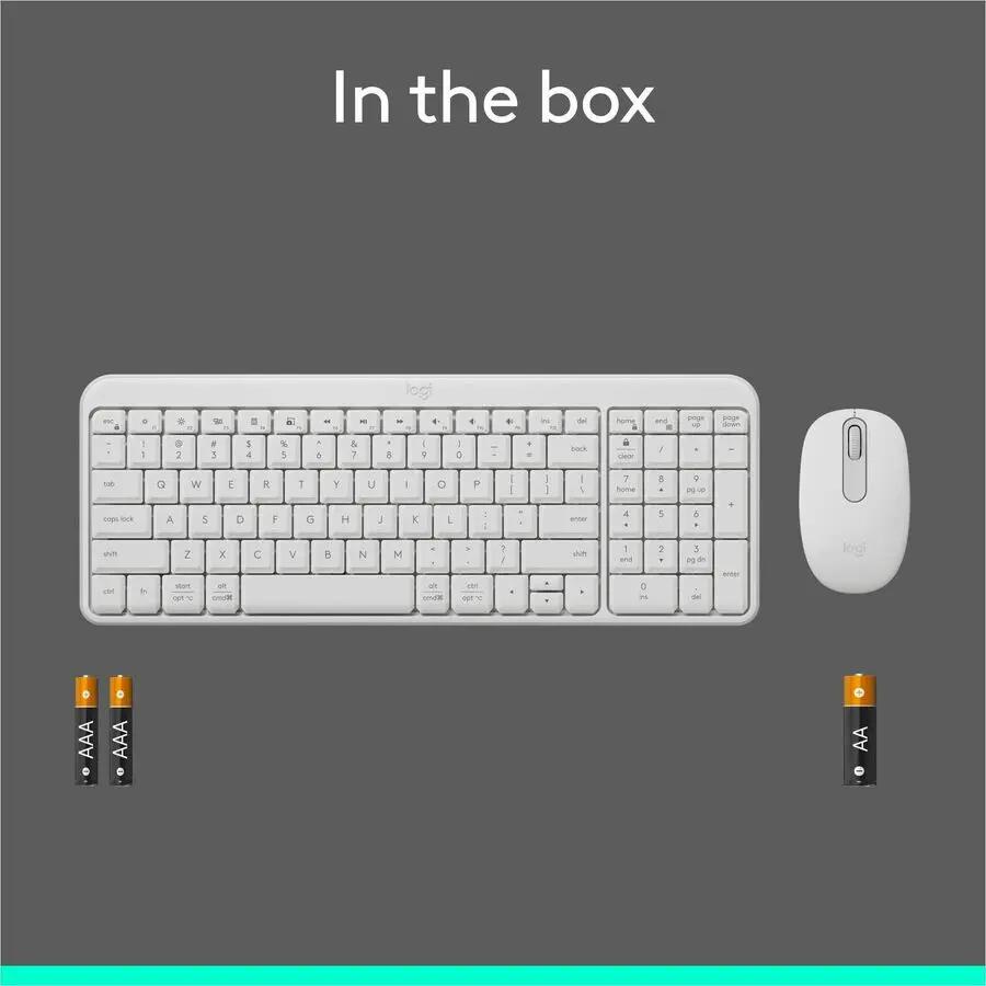 Logitech MK250 Bluetooth Wireless Mouse and Keyboard Combo: Fast & Easy Connectivity, Compact Wireless Keyboard, Ambidextrous Mouse (Graphite)