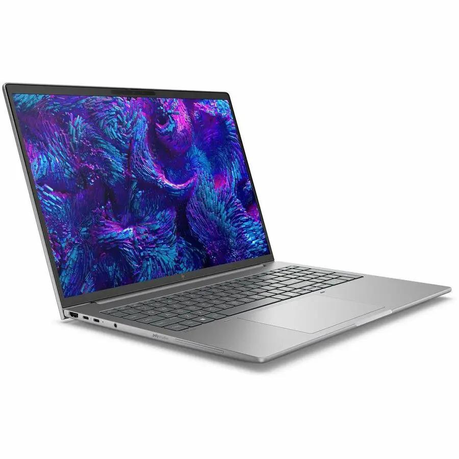 HP ZBook 16 G1 laptop, silver chassis with 16GB RAM and 512GB SSD