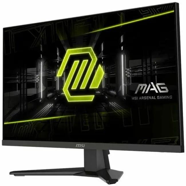 MSI MAG 274QF X24 27-inch WQHD monitor with black bezel on stand