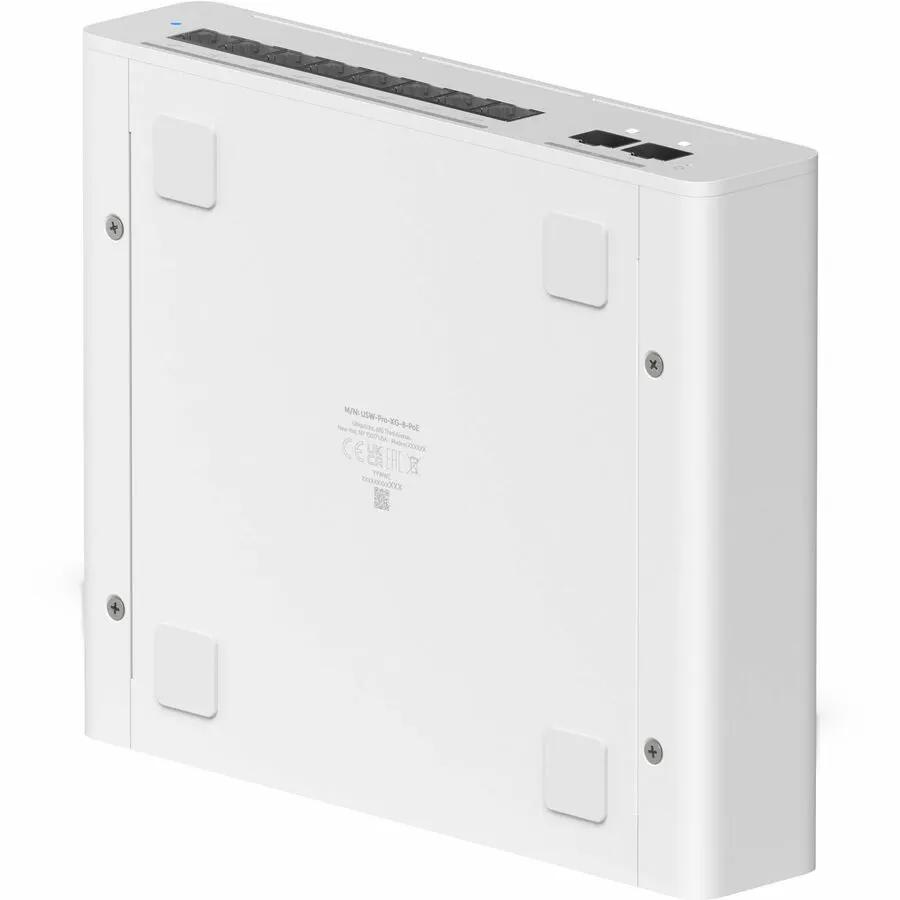 Ubiquiti UniFi Pro XG 8-Port 10GbE PoE SFP+ switch, white desktop unit