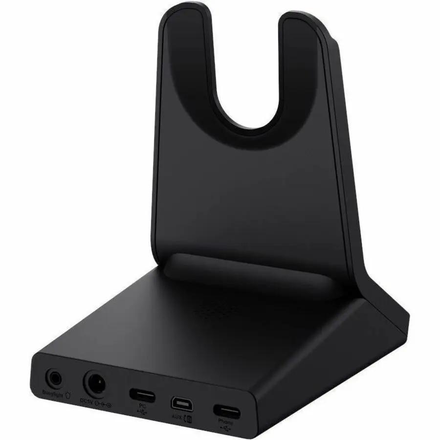 Yealink WH68 Teams headset base station, black with U-shaped cradle