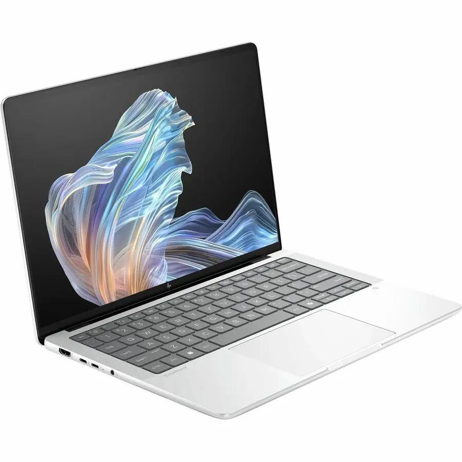 HP EliteBook 14 AI laptop, silver chassis with black keyboard, 64GB RAM and 1TB SSD