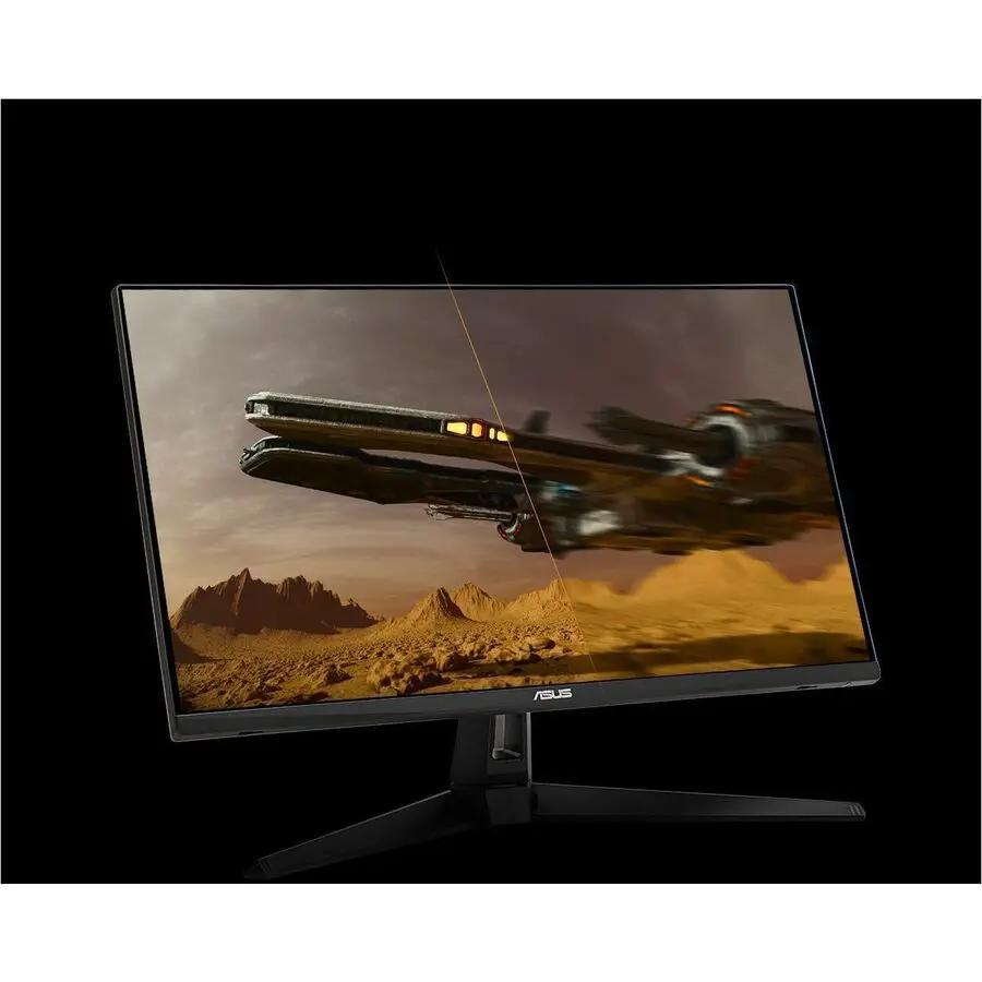 ASUS TUF VG27AQM5A 27-inch WQHD gaming monitor in black with ASUS logo.