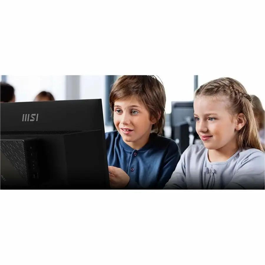 MSI PRO MP225V 21-inch Full HD monitor, black with MSI logo visible.