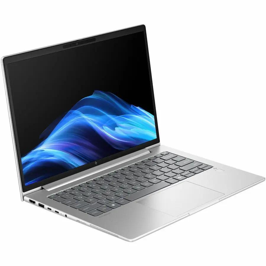 HP EliteBook 14 Notebook, silver aluminum body, 32GB RAM and 512GB SSD