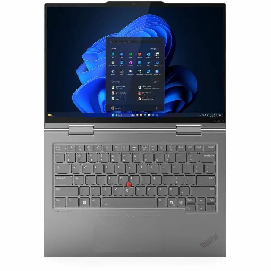 Lenovo ThinkPad X1 G10 2-in-1 Laptop, gray aluminum, 14-inch touch display.