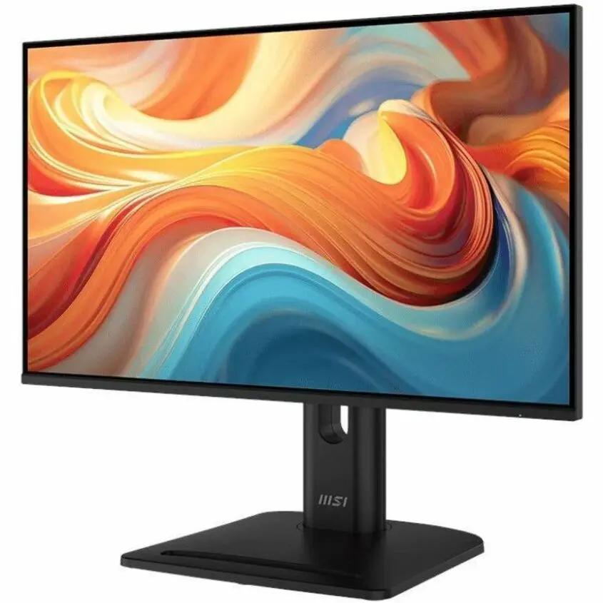 MSI Pro MP245PG E14 24-inch FHD monitor on black stand.
