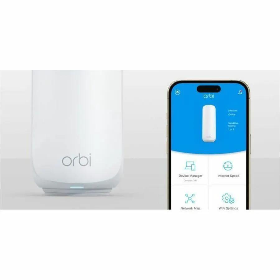 Netgear Orbi ORBI3 5Gbps WiFi7 Router, white, 2-pack bundle