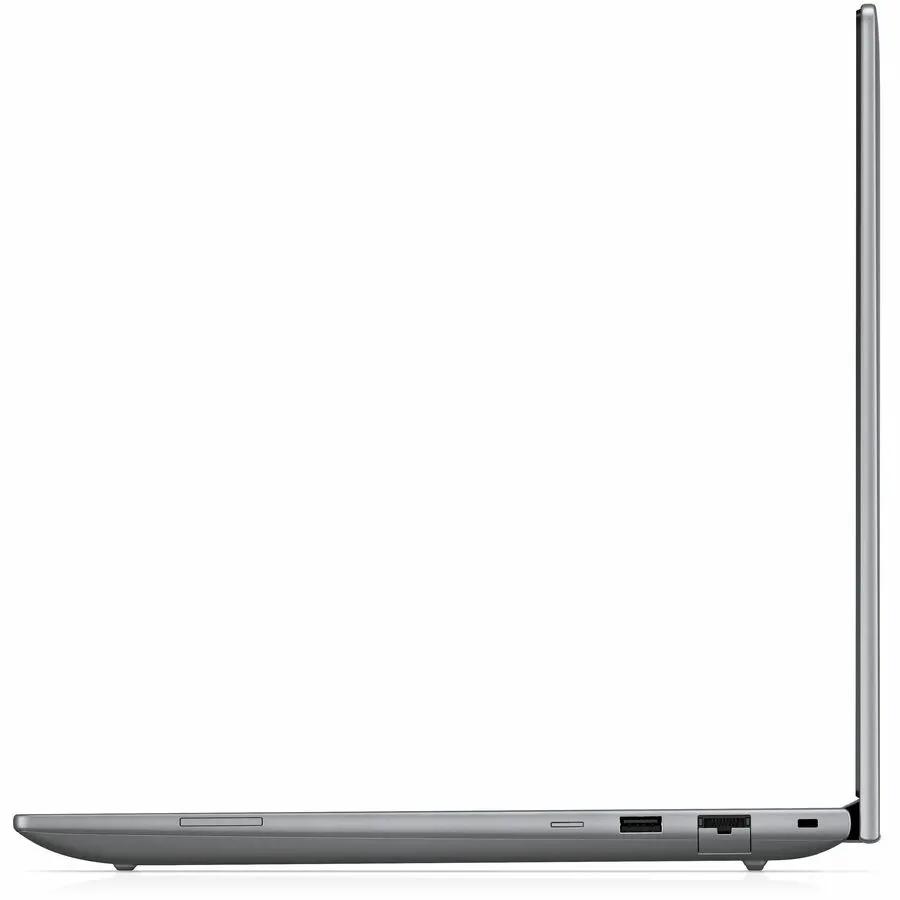 HP ZBook X 16 Mobile Workstation laptop, silver chassis with side ports