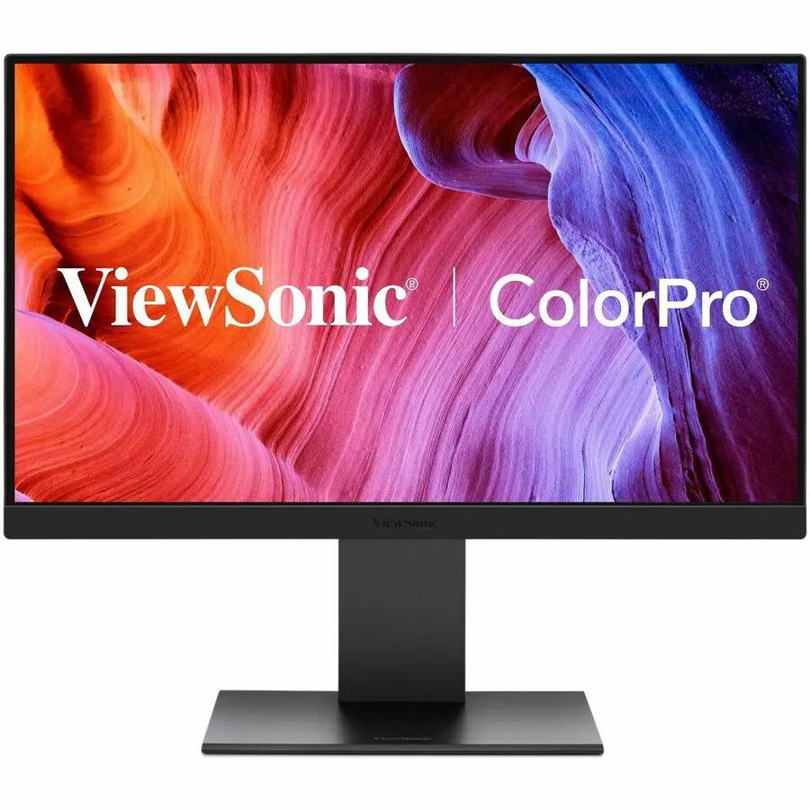 ViewSonic ColorPro VP2488 24-inch 4K UHD IPS monitor on black stand