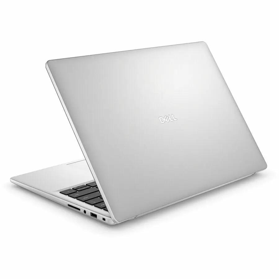 Dell Pro 14 Essential laptop, silver, Dell logo on the lid