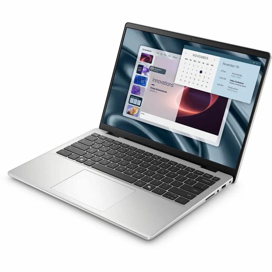 Dell Pro 14 Essential Laptop in silver with Ryzen 5, 8GB DDR5, 512GB NVMe
