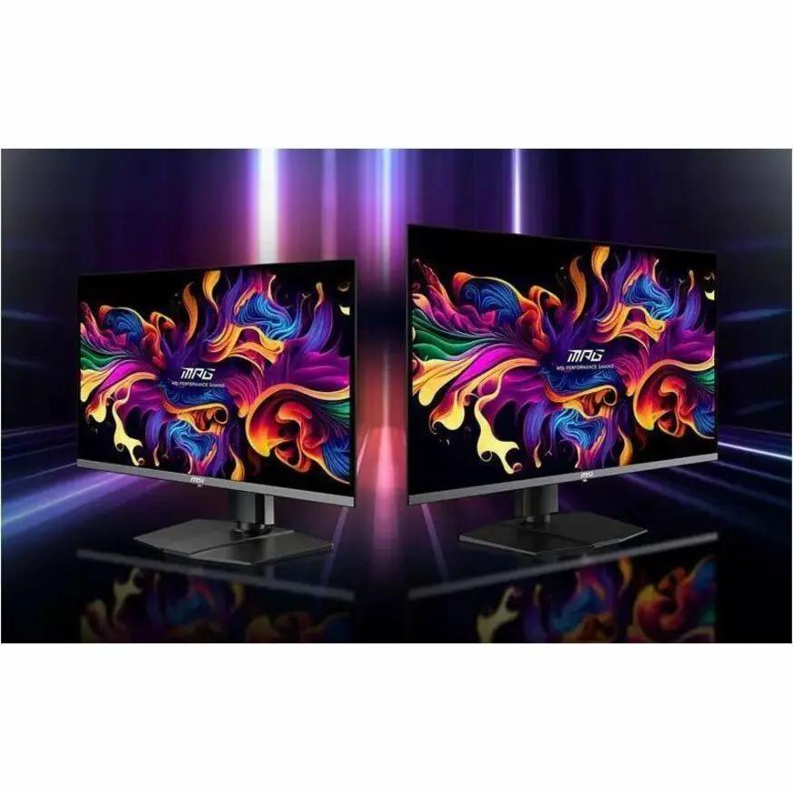 MSI G275L E14 27-inch IPS 1080p gaming monitors, two units, black stands.