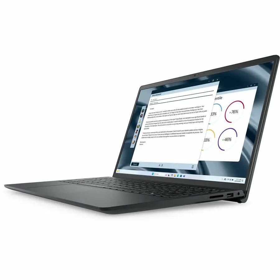 Dell Pro 15 Essential Laptop, Ryzen 5 7520U, 8GB LPDDR5, 512GB NVMe, dark gray