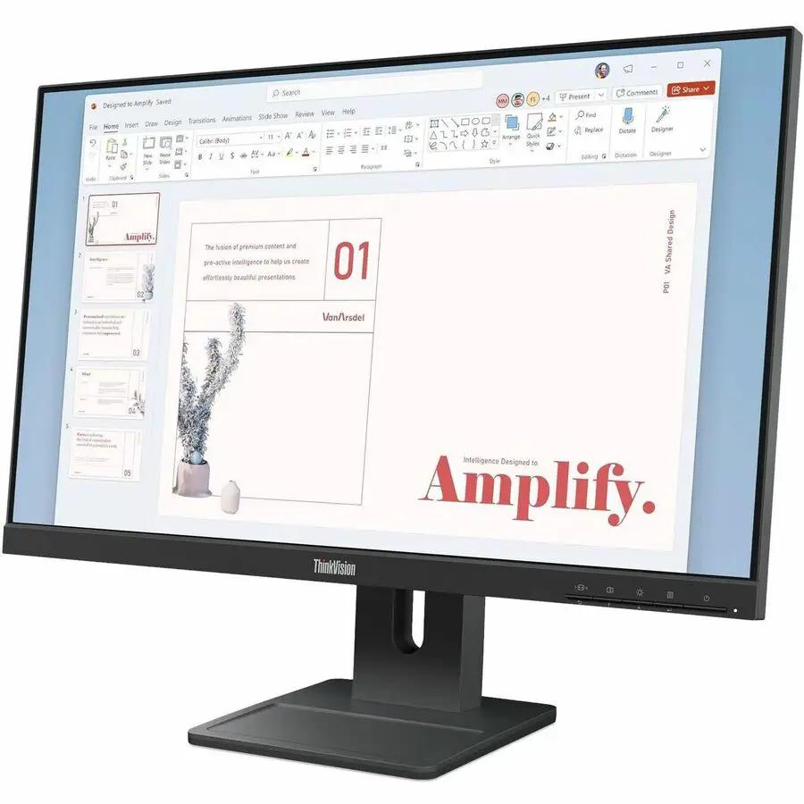Lenovo ThinkVision E24-40 24-inch full HD LED monitor, Raven Black