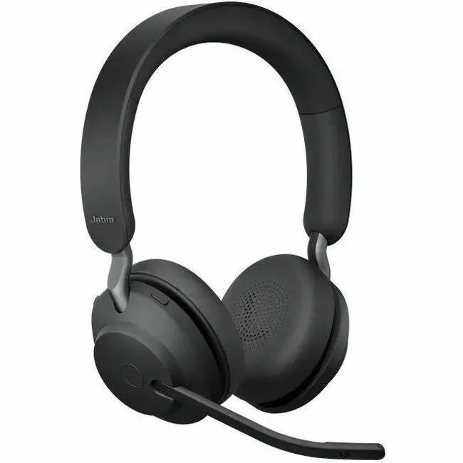Headset Jabra Evolve2 65 UC Stereo, black over-ear with boom mic