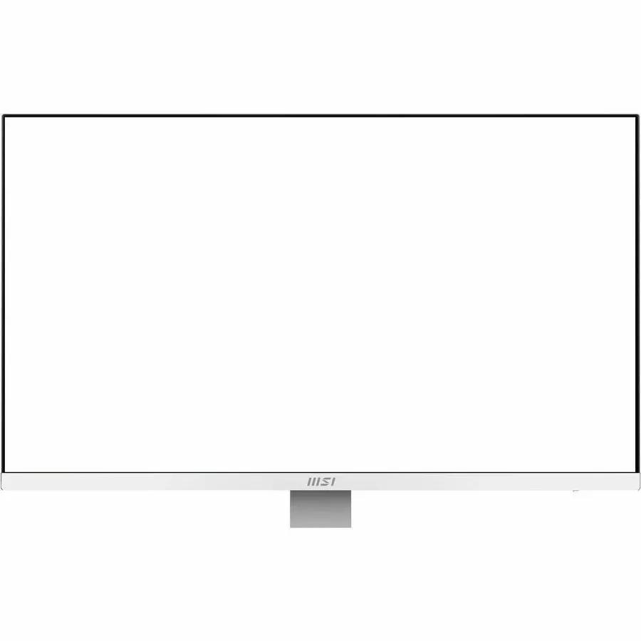 MSI Pro MP273W E14A 27-inch white IPS monitor with matte bezel and stand
