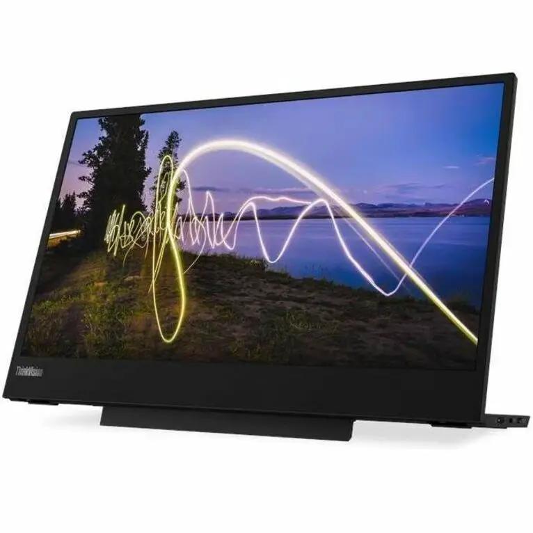 Lenovo ThinkVision M15 15.6-inch portable monitor, 1080p IPS, Raven Black