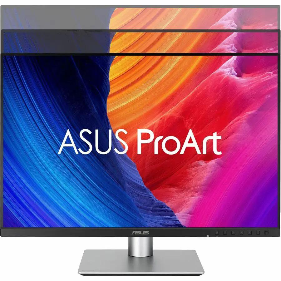ASUS ProArt PA248QV Gen2 24.1-inch WUXGA IPS monitor with black bezel on a silver stand