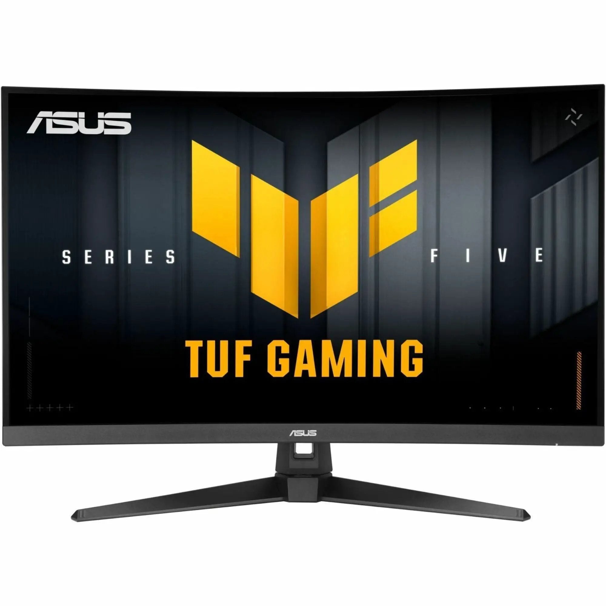 ASUS TUF VG32VQM5AZ 32-inch curved gaming monitor on stand, black