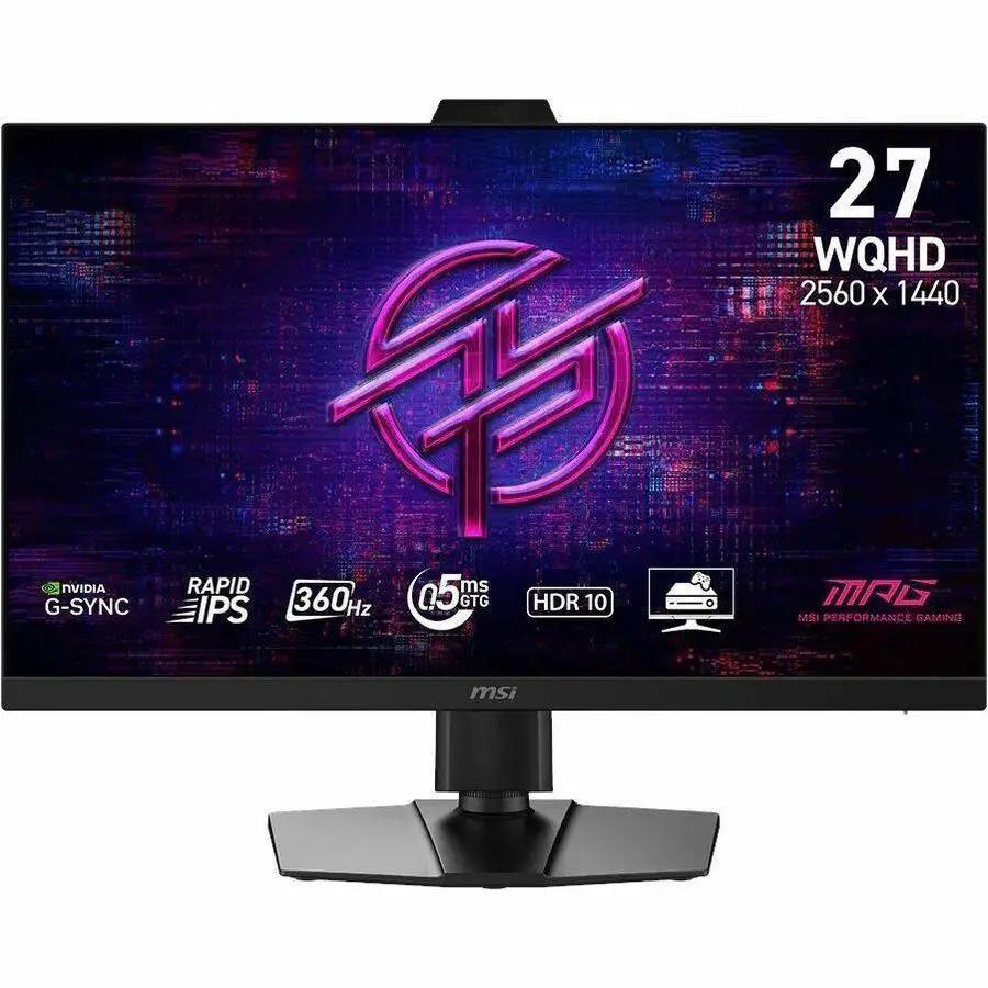 MSI MPG 272QRF 27-inch WQHD Rapid IPS gaming monitor, black chassis, 360Hz