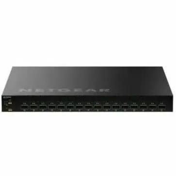 NETGEAR M4350 16-port managed switch, black, on white background