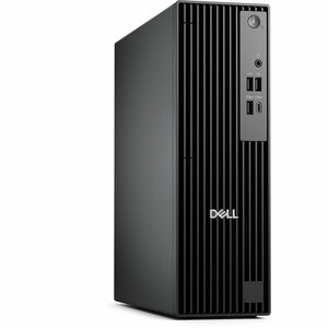 Dell desktop computer tower on a white background