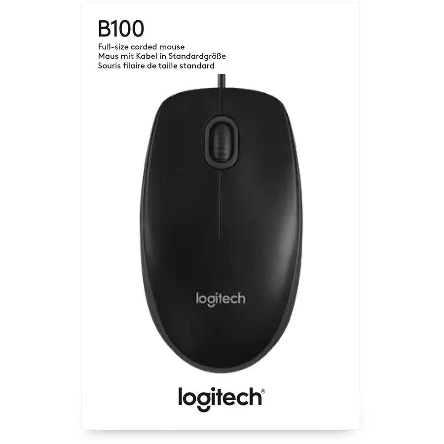 Logitech B100 Optical Mouse Medium