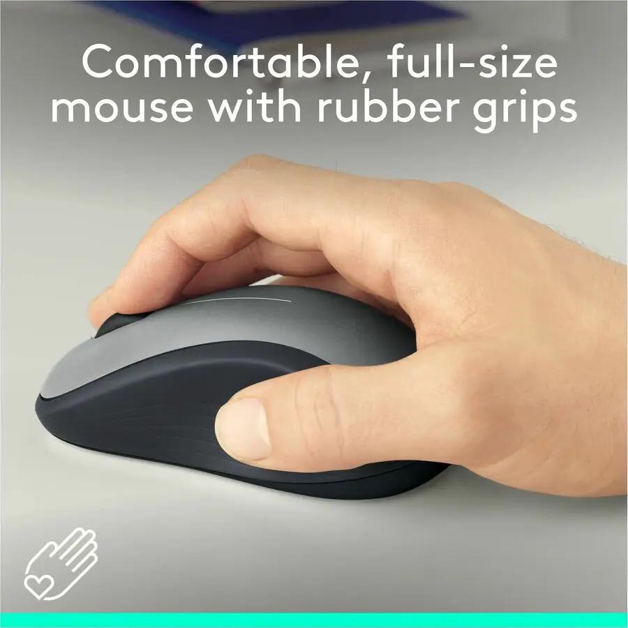 Logitech M310 Wireless Mouse, 2.4 GHz with USB Nano Receiver, 1000 DPI Optical Tracking, 18 Month Battery, Ambidextrous, Compatible with PC, Mac, Laptop, Chromebook (Peacock Blue)