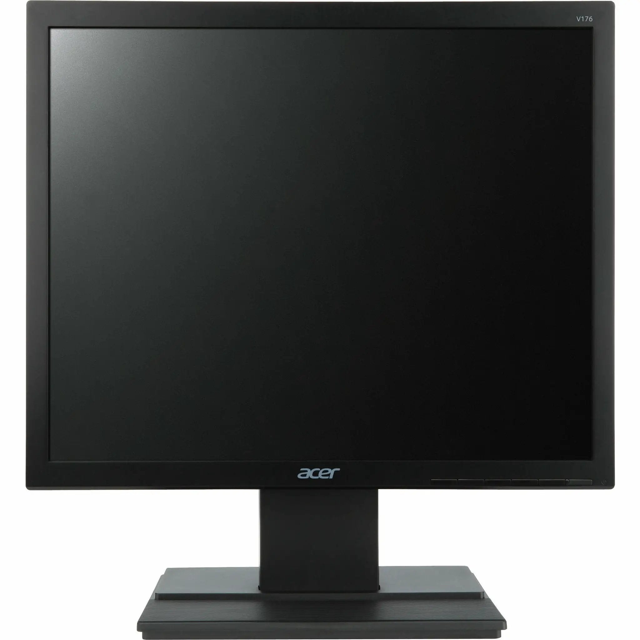 Acer V176L 17-inch LCD monitor on a black pedestal stand