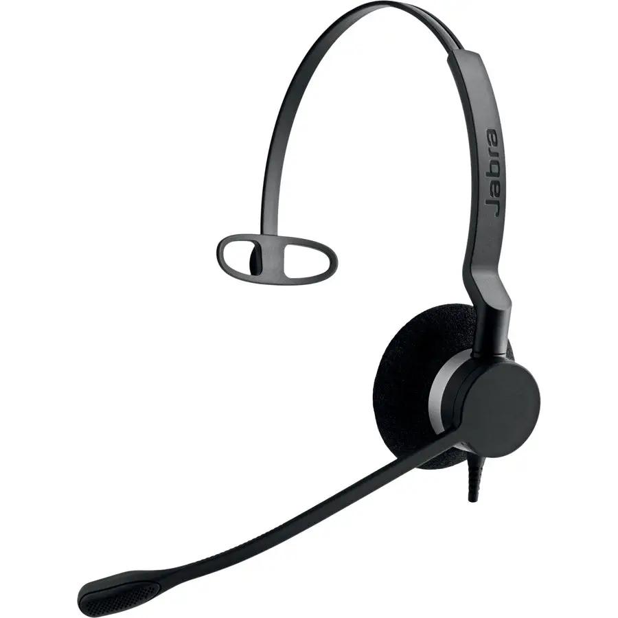 Jabra BIZ 2300 QD Mono NC headset, black, wired with boom mic