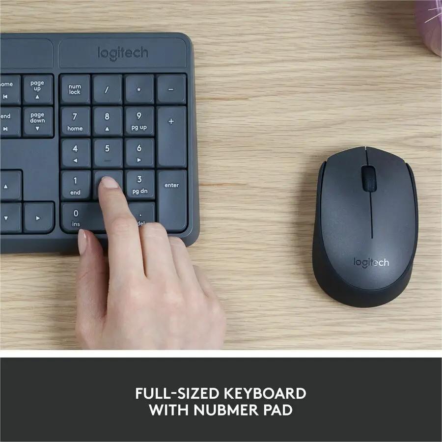 Logitech MK235 Keyboard & Mouse (Keyboard English Layout only)