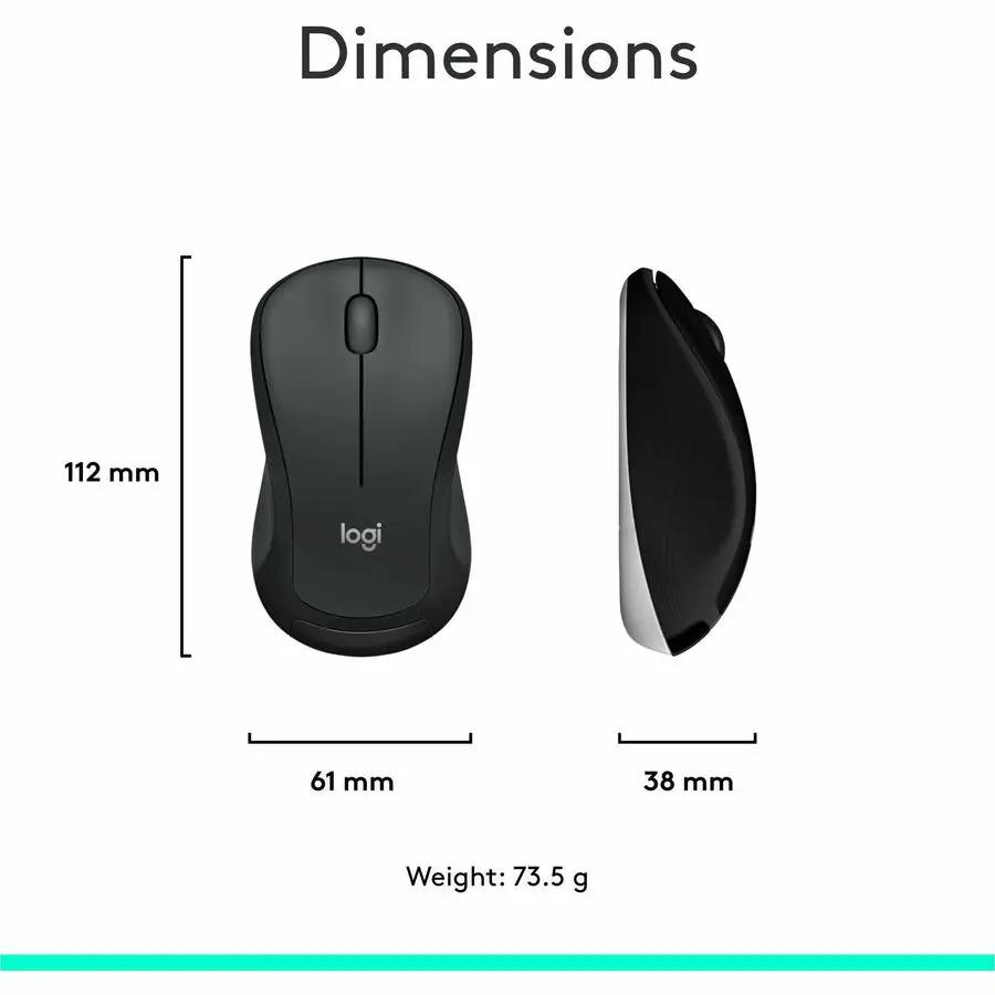 Logitech MK540 Advanced Wireless Keyboard and Mouse Combo for Windows, 2.4 GHz Unifying USB-Receiver