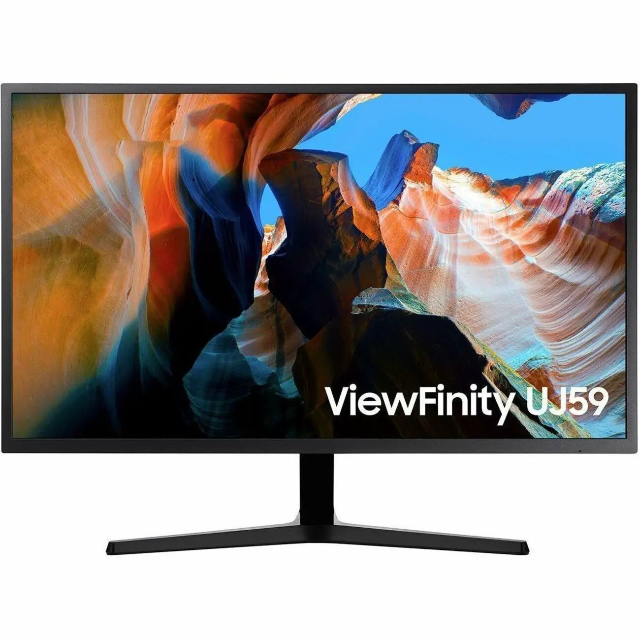 Samsung 32-inch LU32J590UQNXZA WQUXGA gaming monitor with black bezel