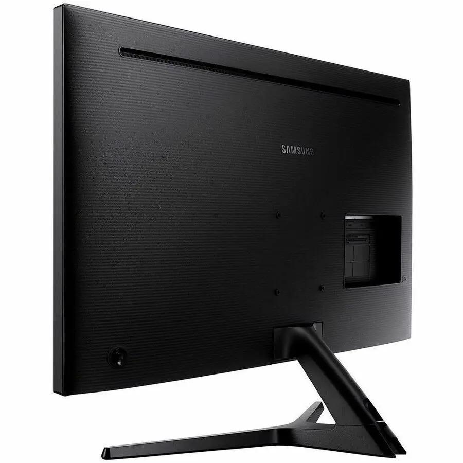 Samsung LU32J590UQNXZA 32-inch WQUXGA gaming monitor, black with stand rear view